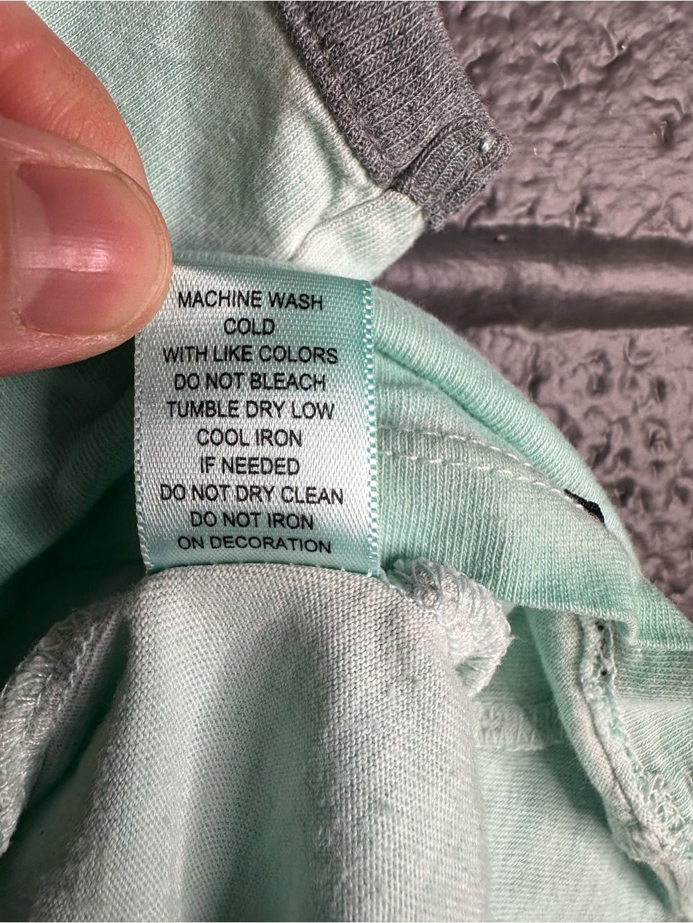 On The Byas Brand - Mint Green Tank with Charcoal Trim - Men’s M - Picture 7 of 9